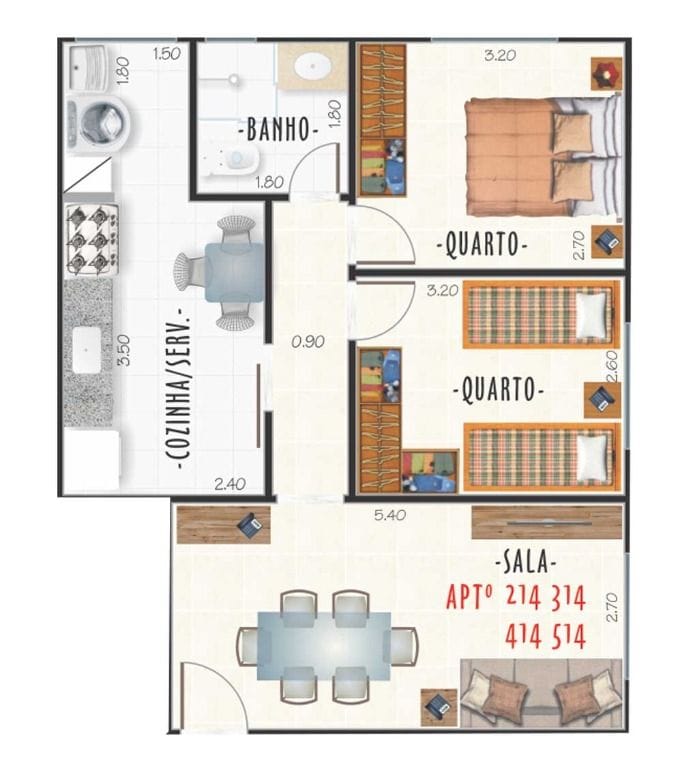 Apartamento à Venda em Centro