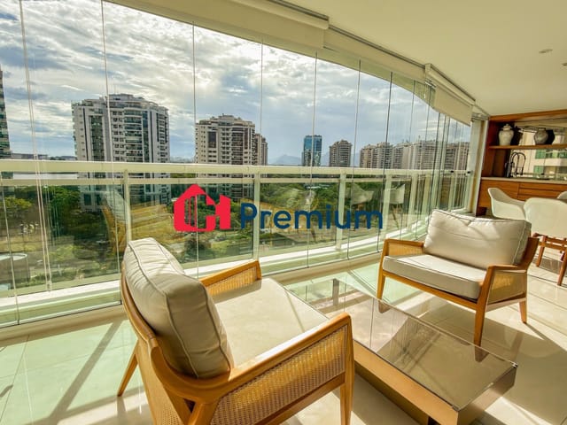Apartamento 4 quartos e 5 banheiros, à venda, no bairro Barra da Tijuca em Rio de Janeiro