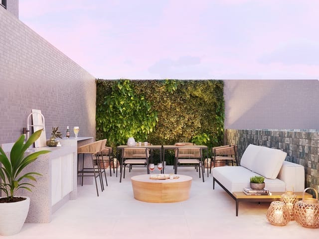 Apartamento com 56m² 2 quartos e 2 banheiros, à venda, no bairro Poço em Cabedelo