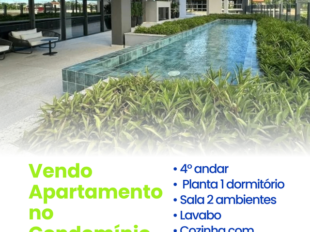 Apartamento 1 quarto e 1 banheiro, à venda, no bairro Jardim Leblon em Cuiabá