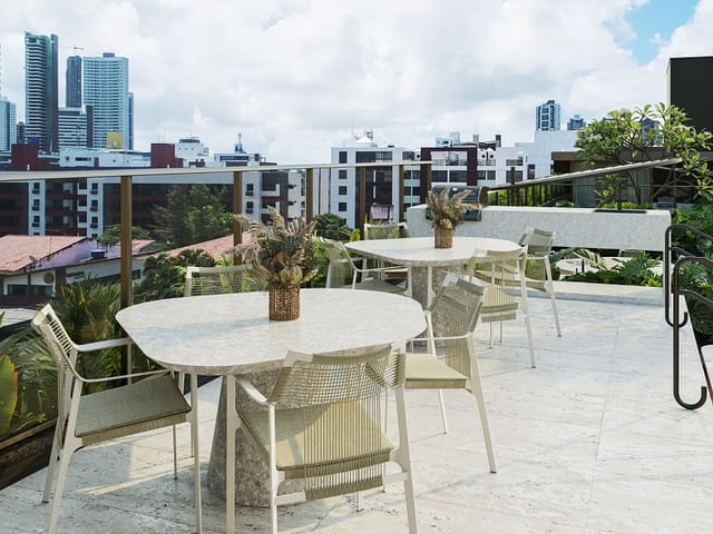 Apartamento com 32m² 1 quarto e 1 banheiro, à venda, no bairro Cabo Branco em João Pessoa