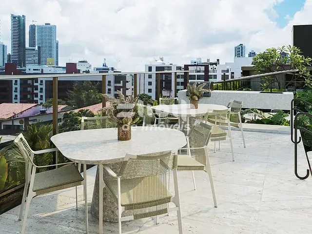 Apartamento com 32m² 1 quarto e 1 banheiro, à venda, no bairro Cabo Branco em João Pessoa
