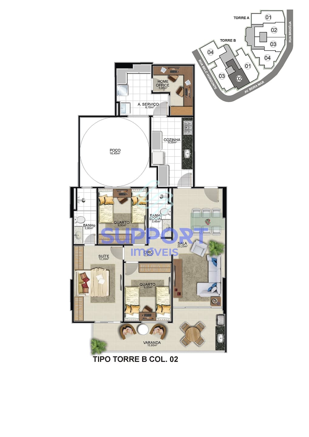 Apartamento, 3 quartos, 105 m² - Foto 24