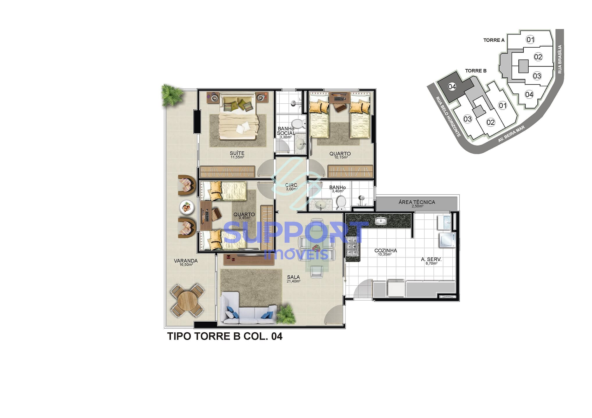 Apartamento, 3 quartos, 105 m² - Foto 18