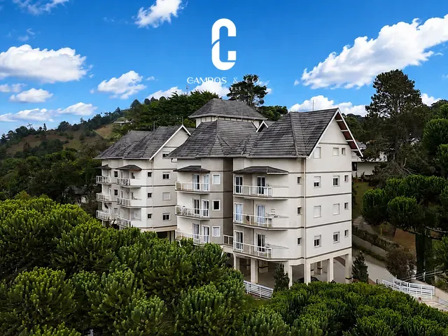 Apartamento 2 quartos e 4 banheiros, à venda, no bairro Jardim Belvedere em Campos do Jordão