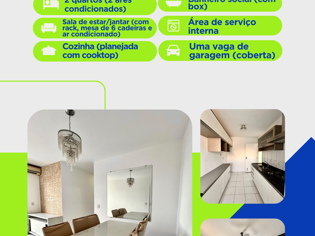 Apartamento 2 quartos e 1 banheiro, para alugar, no bairro Parque Residencial das Nações Indígenas em Cuiabá