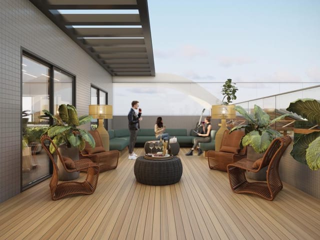 Apartamento com 25m² 1 quarto e 1 banheiro, à venda, no bairro Intermares em Cabedelo