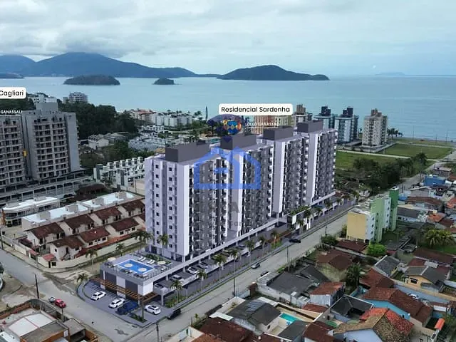 Apartamento com 44m² 1 quarto e 1 banheiro, à venda, no bairro Massaguaçu em Caraguatatuba