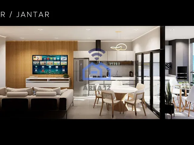 Apartamento com 69m² 2 quartos e 3 banheiros, à venda, no bairro Martim de Sá em Caraguatatuba