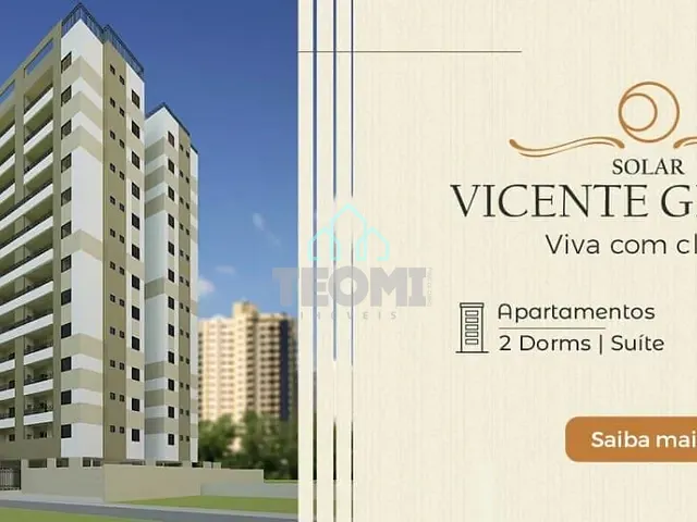 Apartamento com 90m² 2 quartos e 2 banheiros, à venda, no bairro Centro em Taubaté