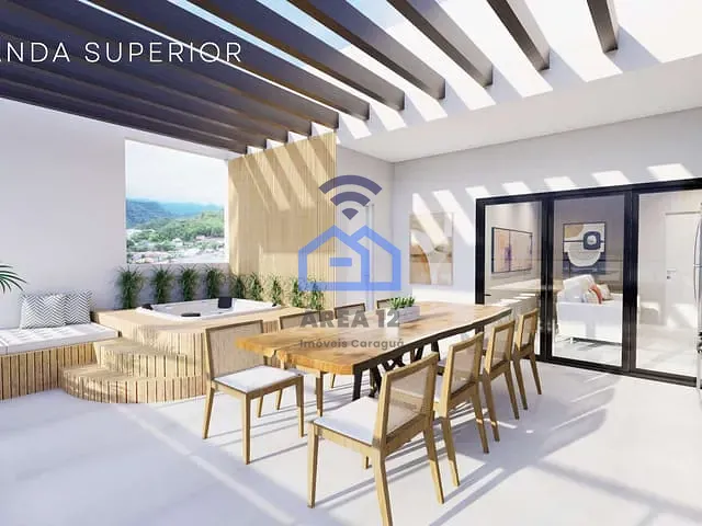Apartamento com 99m² 2 quartos e 1 banheiro, à venda, no bairro Martim de Sá em Caraguatatuba