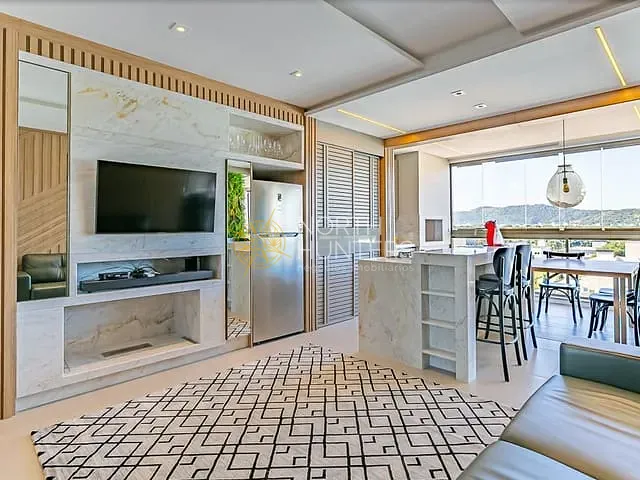 Apartamento com 131m² 2 quartos e 3 banheiros, para alugar, no bairro Jurerê Internacional em Florianópolis