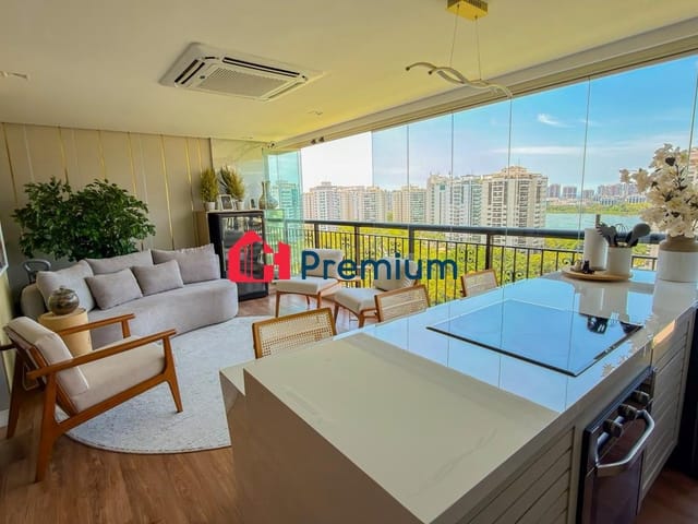 Apartamento 4 quartos e 5 banheiros, à venda, no bairro Barra da Tijuca em Rio de Janeiro