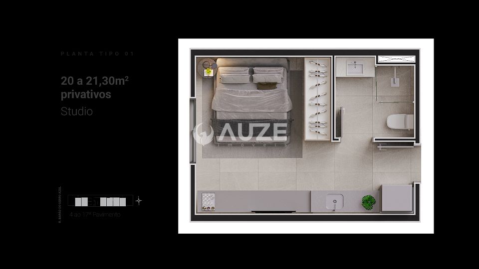 Apartamento, 1 quarto, 30 m² - Foto 3