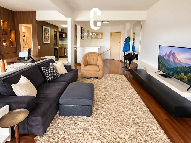 Apartamento 2 quartos e 2 banheiros, à venda, no bairro Alto do Capivari em Campos do Jordão