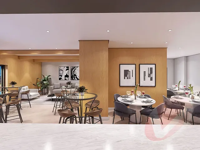 Apartamento 1 quarto e 1 banheiro, à venda, no bairro Flórida em Praia Grande