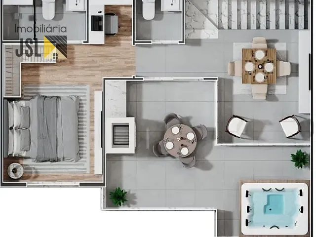 Apartamento 3 quartos e 3 banheiros, à venda, no bairro Vila Antônio Augusto Luiz em Caçapava