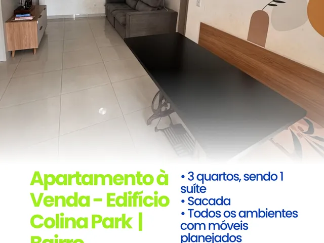 Apartamento 3 quartos e 1 banheiro, à venda, no bairro Despraiado em Cuiabá