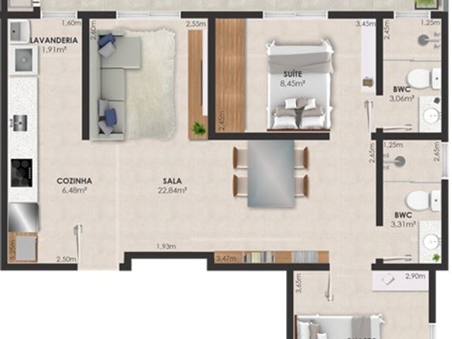 Foto do Apartamento - EXCELENTE APARTAMENTO GARDEN AMPLO COM 02 QUARTOS SENDO 01 SUITE * COM GARANTIA DA CAIXA E ENTRADA FACILITADA | Auze Imóveis