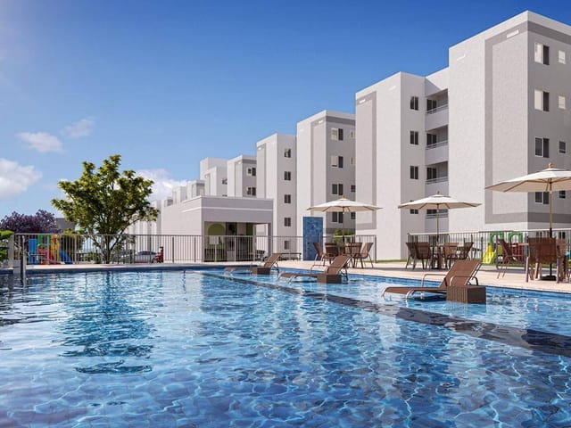 Apartamento 2 quartos e 1 banheiro, à venda, no bairro Parque Albano (Jurema) em Caucaia