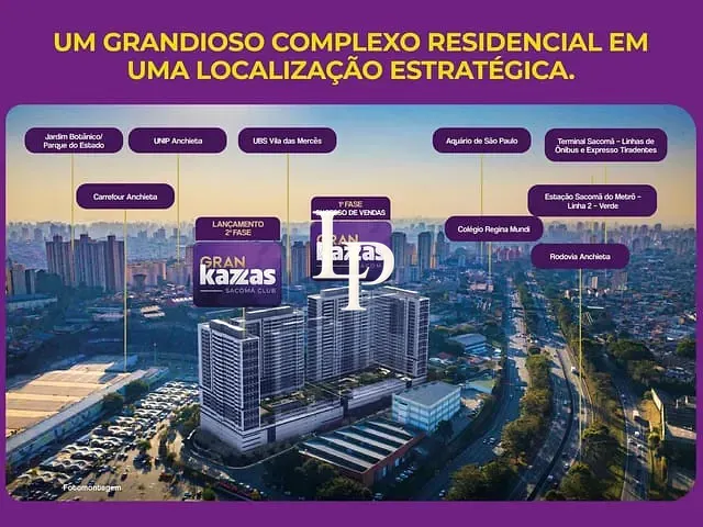 Apartamento 2 quartos e 2 banheiros, à venda, no bairro Vila Vermelha em São Paulo
