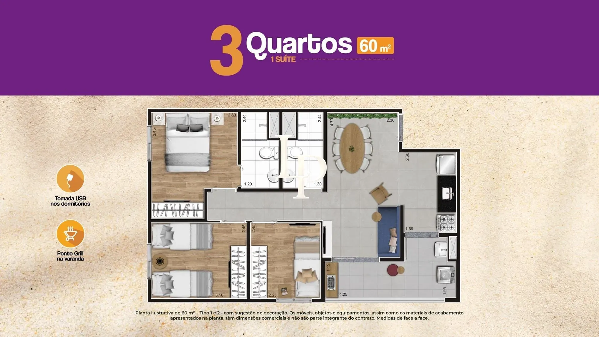 Apartamento, 2 quartos, 50 m² - Foto 14