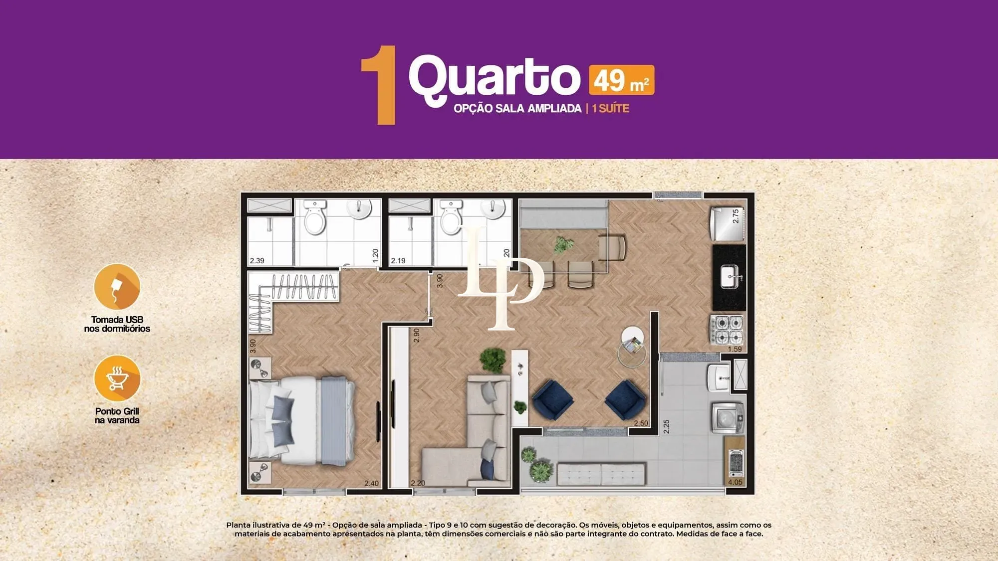 Apartamento, 2 quartos, 50 m² - Foto 43