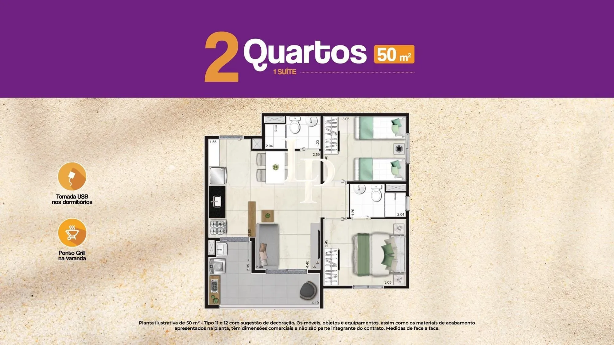 Apartamento, 2 quartos, 50 m² - Foto 44