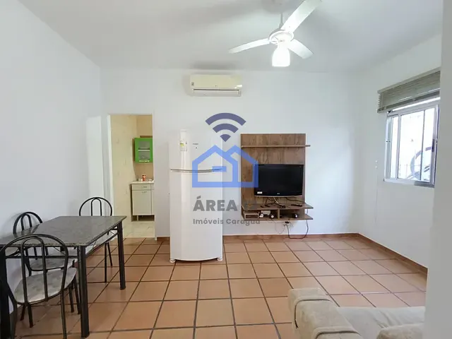 Apartamento com 100m² 1 quarto e 1 banheiro, para alugar, no bairro Centro em Caraguatatuba