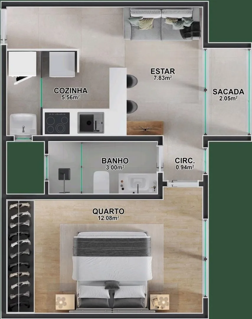 Apartamento padrão | Venda | VoldacVoldac