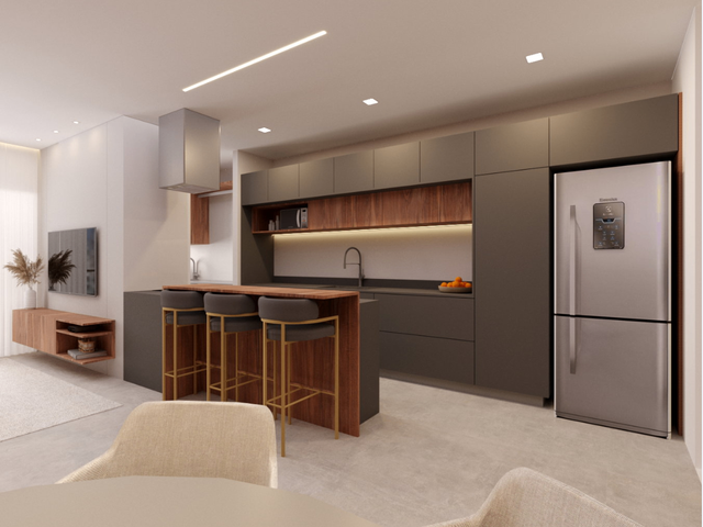 Apartamento com 174m² 3 quartos e 3 banheiros, à venda, no bairro Bacacheri em Curitiba
