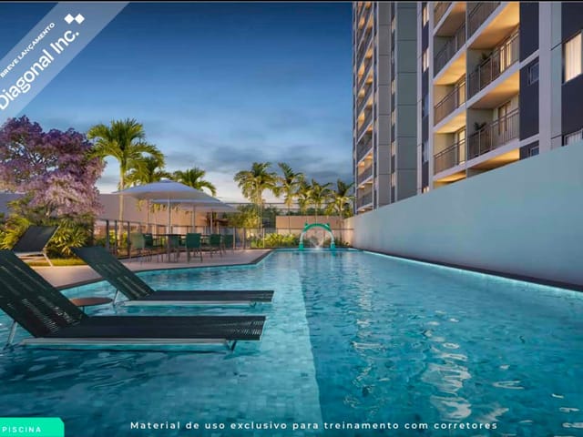 Apartamento com 50m² 2 quartos e 2 banheiros, à venda, no bairro Parquelândia em Fortaleza