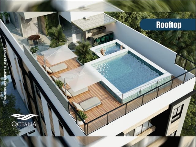 Apartamento com 50m² 2 quartos e 1 banheiro, à venda, no bairro Jardim Oceania em João Pessoa