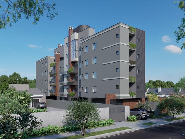 Apartamento com 72m² 2 quartos e 2 banheiros, à venda, no bairro Bom Jesus em São José dos Pinhais
