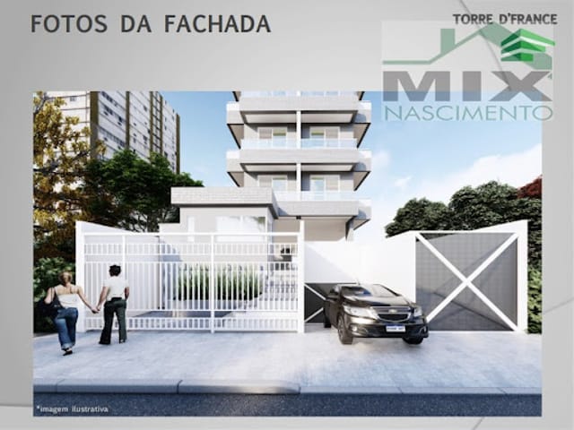 Foto do Apartamento - VENDA DE APARTAMENTO em Parque das Nações - Santo André 53 mts, 2 dormitórios com sacada, 1 vaga de garagem, com elevador, COM PISCINA E CHURRASQUEIRA | Mix Nascimento