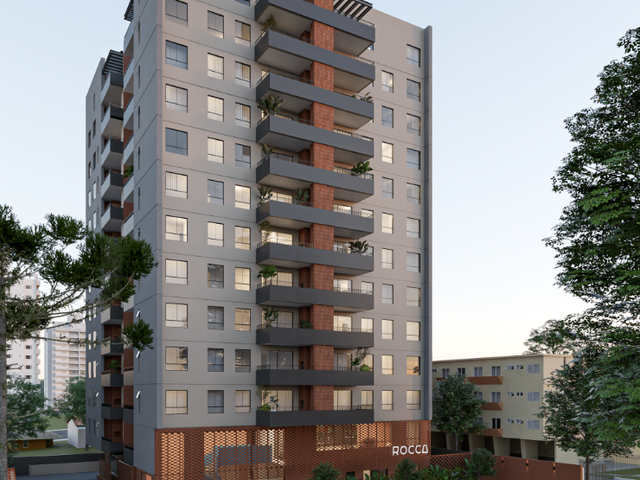 Apartamento com 57m² 2 quartos e 1 banheiro, à venda, no bairro Boa Vista em Curitiba