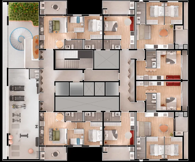 Apartamento, 2 quartos, 56 m² - Foto 25