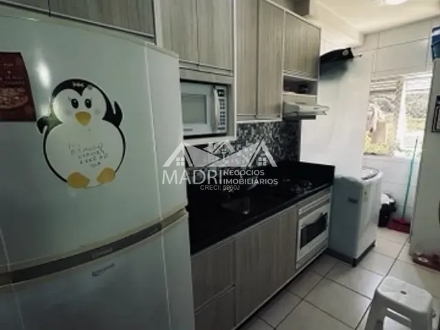 Apartamento com 55m² 2 quartos e 1 banheiro, à venda, no bairro Madri em Palhoça