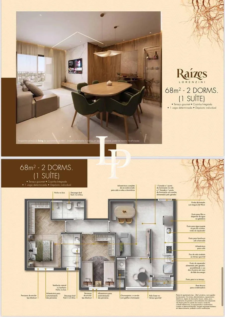 Apartamento, 2 quartos, 68 m² - Foto 1