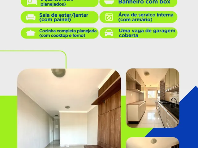 Apartamento 3 quartos e 1 banheiro, para alugar, no bairro Centro-Norte em Cuiabá