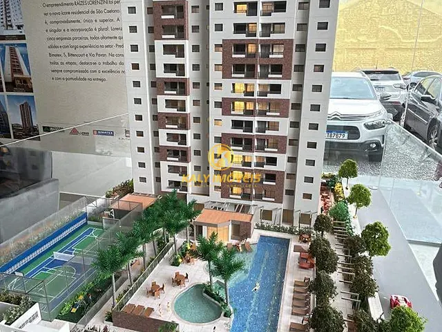 Apartamento com 103m² 2 quartos e 3 banheiros, à venda, no bairro Centro em São Caetano do Sul