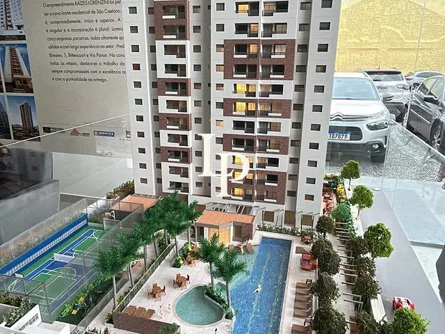 Apartamento com 103m² 2 quartos e 3 banheiros, à venda, no bairro Centro em São Caetano do Sul