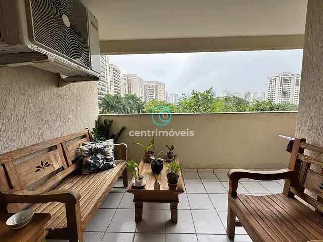 Apartamento com 80m² 2 quartos e 3 banheiros, para alugar, no bairro Barra da Tijuca em Rio de Janeiro