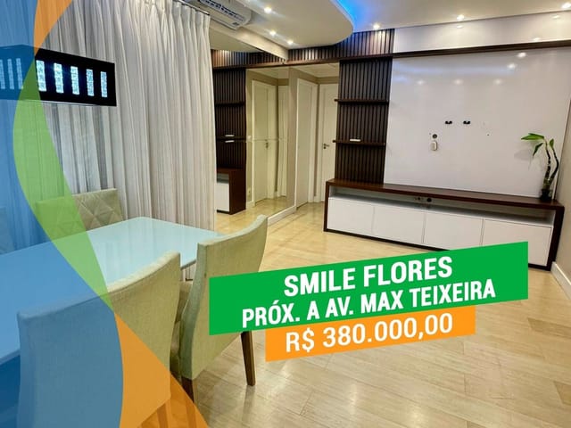 Foto do Apartamento - 💎 Cond. Smile Flores 2Qts/1St c/modulados e climatizado Flores | Apartamentos Manaus Imobiliária