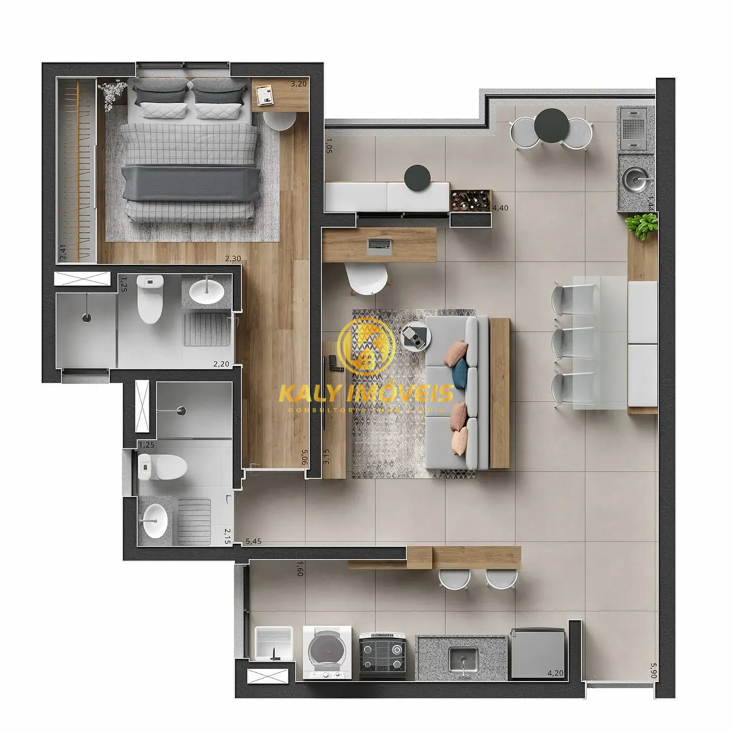 Apartamento, 2 quartos, 55 m² - Foto 34