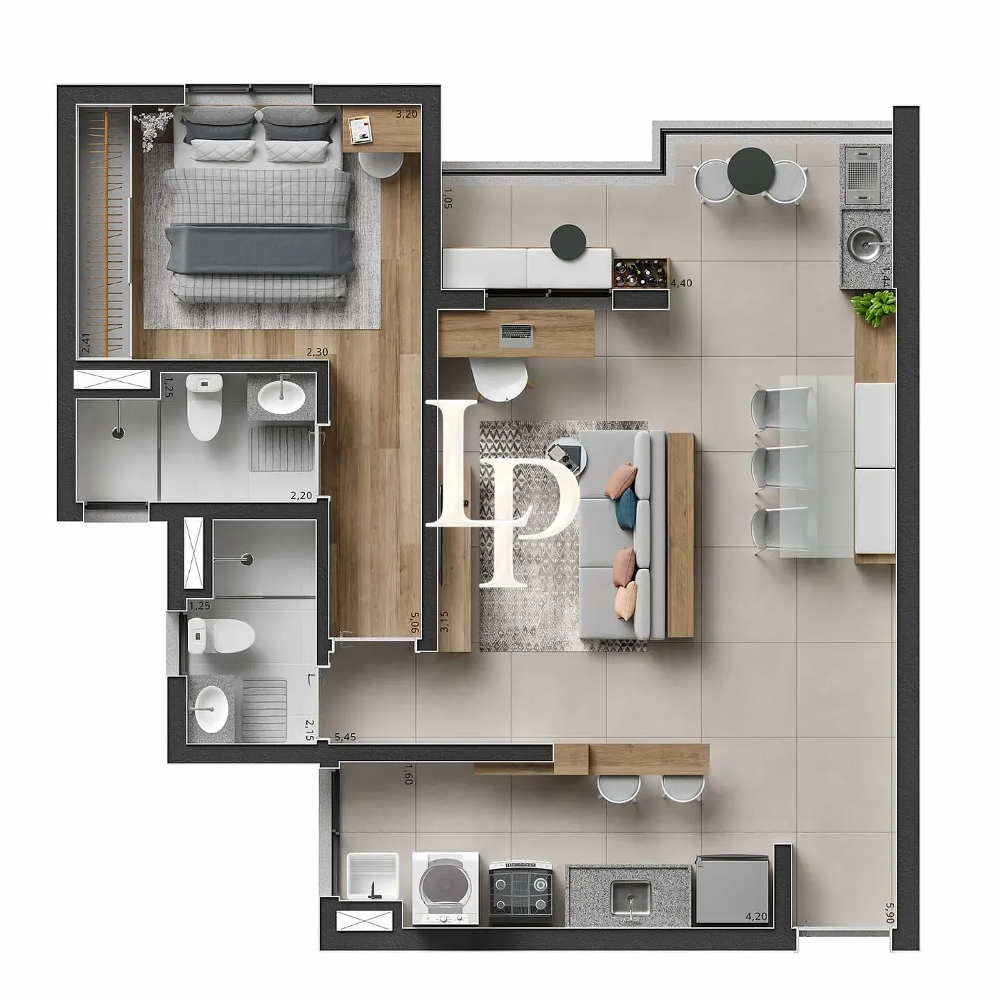Apartamento, 2 quartos, 55 m² - Foto 34