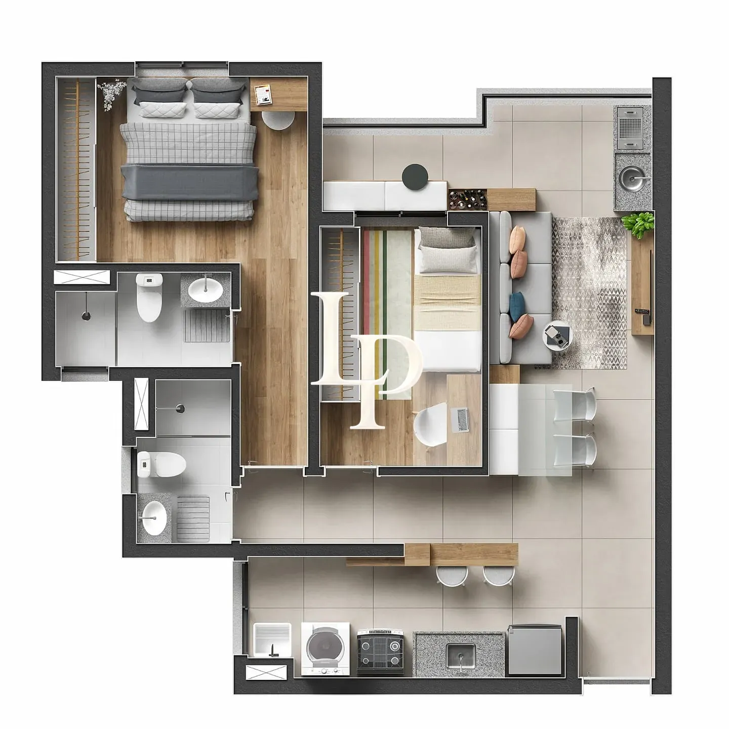 Apartamento, 2 quartos, 55 m² - Foto 35