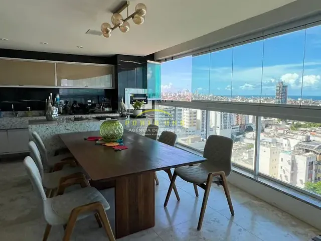 Apartamento 3 quartos e 4 banheiros, à venda, no bairro Rio Vermelho em Salvador