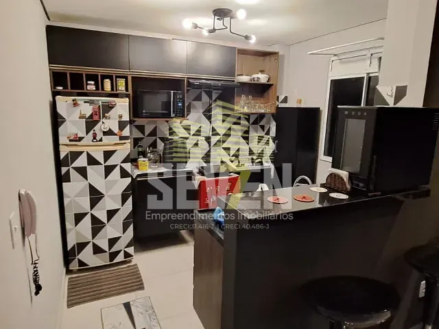 Apartamento com 45m² 2 quartos e 1 banheiro, para alugar, no bairro Parque das Nações em Bauru