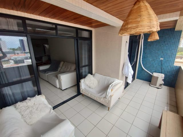 Apartamento com 178m² 4 quartos e 5 banheiros, à venda, no bairro Manaíra em João Pessoa